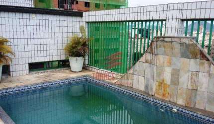 Cobertura com 4 dormitórios à venda, 300 m² por R$ 1.290.000,00 - Embaré - Santos/SP