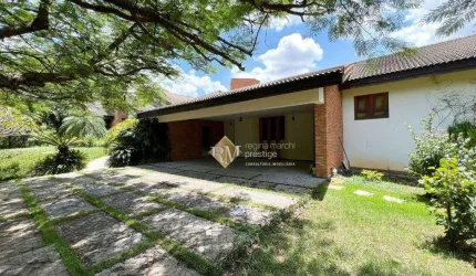 Beli´ssima reside^ncia te´rrea, situada em um lindo terreno de esquina com 2.600 m², no condomi´nio Terras de Sa~o Jose´ 1, em Itu./SP