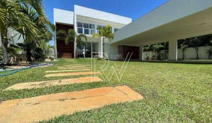 Casa no condomínio Interlagos com 5 dormitórios, 5 suítes à venda, 750 m² por R$ 4.900.000  Camaçari/BA