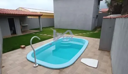 Casa para Venda em Itanhaém, Balneário Jequitibá, 2 dormitórios, 1 suíte, 2 banheiros, 3 vagas