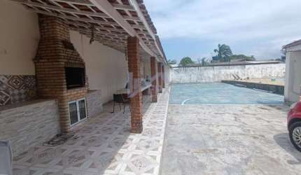 Casa para Venda em Itanhaém, Balneário Gaivota, 4 dormitórios, 1 suíte, 1 banheiro, 10 vagas