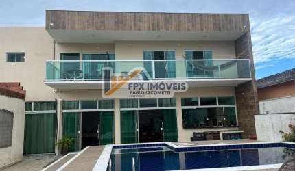Casa Alto Padrão para Venda em Itanhaém, Guarda Civil, 4 dormitórios, 2 suítes, 2 banheiros, 6 vagas