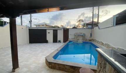 Casa Alto Padrão para Venda em Mongaguá, Balneário Flórida, 3 dormitórios, 2 suítes, 1 banheiro, 4 vagas