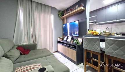 Apartamento com 2 dormitórios para alugar, 54 m² por R$ 1.844,00/mês - Velha - Blumenau/SC