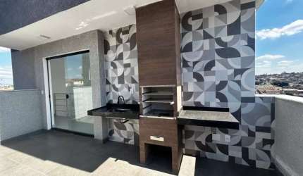 Apartamento cobertura  para venda,  Santa Monica, Belo Horizonte - AP3256