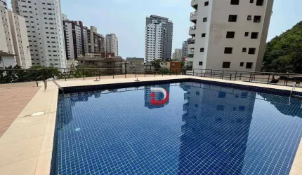 Apartamento com 3 dormitórios à venda, 219 m² por R$ 990.000,00 - Praia do Tombo - Guarujá/SP
