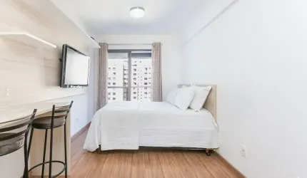 Studio no Bigorrilho, totalmente mobiliado para até 2 pessoas