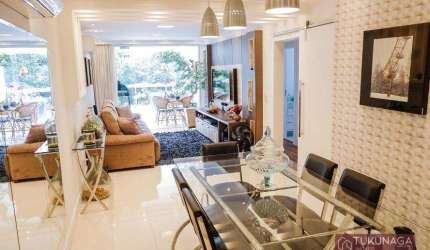 Apartamento com 3 dormitórios à venda, 114 m² por R$ 780.000 - Praia de Pitanqueiras - Guarujá/SP
