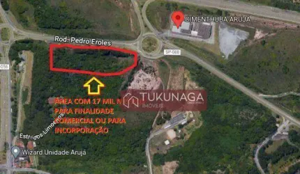 Área à venda, 17000 m² por R$ 17.000.000,00 - Caputera - Arujá/SP