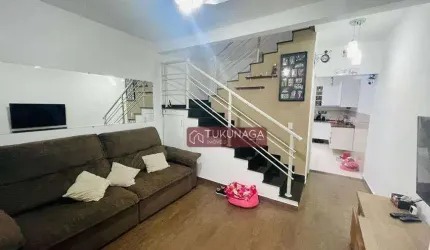 Sobrado em condomínio com 2 dormitórios (1 suíte) à venda, 73 m² por R$ 460.000 - Vila Nilo - São Paulo/SP