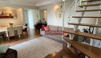 Cobertura Duplex na Vila Augusta com 3 dormitórios à venda, 190 m² por R$ 1.300.000 - Guarulhos/SP