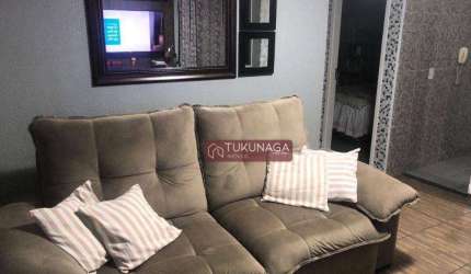 Apartamento Santa Cecília com 2 dormitórios à venda, 42 m² por R$ 210.000 - gua Chata - Guarulhos/SP