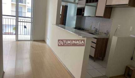 Apartamento com 2 dormitórios para alugar, 52 m² por R$ 2.460,00/mês - Gopoúva - Guarulhos/SP