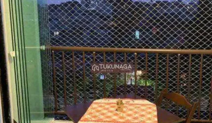 Apartamento com 1 dormitório suíte, 1 vaga à venda, 34 m² por R$ 295.000 - Vila Galvão - Guarulhos/SP
