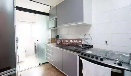 Apartamento com 3 dormitórios para alugar, 75 m² por R$ 5.800,00/mês - Jardim Flor da Montanha - Guarulhos/SP