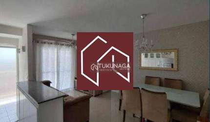 Apartamento com 2 dormitórios para alugar, 52 m² por R$ 3.319/mês - Jardim Flor da Montanha - Guarulhos/SP