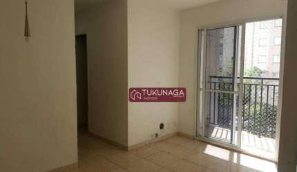 Apartamento com 3 dormitórios à venda, 56 m² por R$ 336.000,00 - Cocaia - Guarulhos/SP