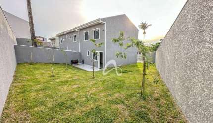 Sobrado novo à venda com amplo terreno – 3 quartos | 87 m² construídos em 174 m² de terreno | Alto Boqueirão – Curitiba/PR