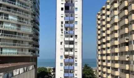 Venda Apartamento Santos SP - mAr dOce lAr apenas 250 metros da praia, com vista para o mar, no bairro do Gonzaga.