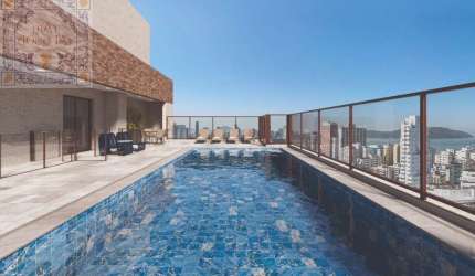 Apartamento com 2 suítes - Varanda Gourmet - Lazer completo na Praia do Embaré em Santos / SP