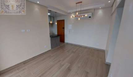 Venda Apartamento Santos SP - mAr dOce lAr com Varanda Gourmet, 1 vaga de garagem demarcada, área de lazer completa no Macuco!