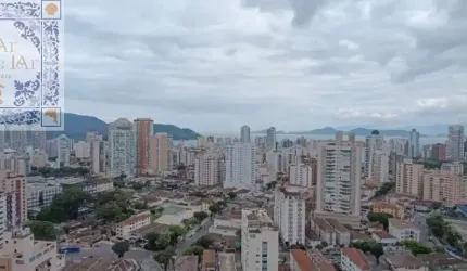 Venda Apartamento Santos SP - mAr dOce lAr Cobertura Duplex, 3 suítes, 3 vagas na garagem, Varanda Gourmet com Churrasqueira, na Ponta da Praia!