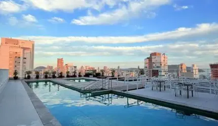 Apartamento para venda ou locação Santos SP - mAr dOce lAr moderno condominio com piscina