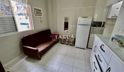 Venda Apartamento Santos SP - mAr dOce lAr Kitnet com 1 vaga de garagem, na Orla da Praia do José Menino!
