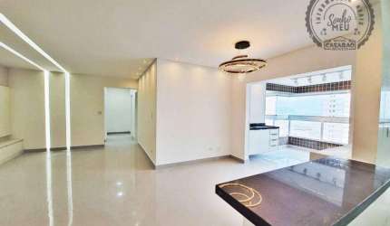 Apartamento com 3 dormitórios à venda, 117 m² por R$ 1.249.000,00 - Boqueirão - Praia Grande/SP