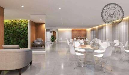Apartamento com 3 dormitórios à venda, 101 m² por R$ 610.000,00 - Vila Guilhermina - Praia Grande/SP