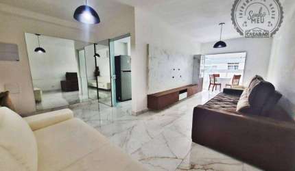 Apartamento com 2 dormitórios à venda, 84 m² por R$ 750.000,00 - Boqueirão - Praia Grande/SP