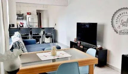 Apartamento Garden com 2 dormitórios à venda, 110 m² por R$ 450.000,00 - Guilhermina - Praia Grande/SP