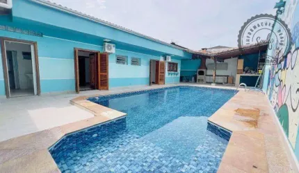 Casa com 3 dormitórios para alugar, 250 m² por R$ 10.980,00 - Canto do Forte - Praia Grande/SP