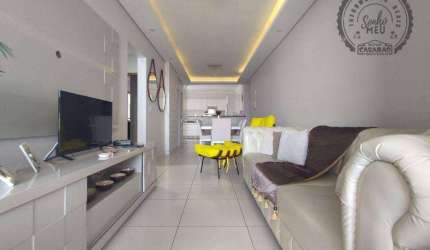 Apartamento com 3 dormitórios à venda, 125 m² por R$ 990.000,00 - Aviação - Praia Grande/SP