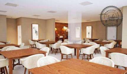 Apartamento com 2 dormitórios à venda, 65 m² por R$ 450.000,00 - Canto do Forte - Praia Grande/SP