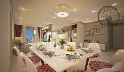 Apartamento com 3 dormitórios à venda, 127 m² por R$ 1.340.000,00 - Canto do Forte - Praia Grande/SP