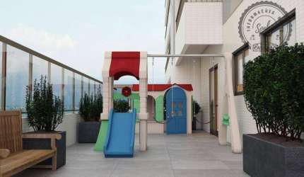 Apartamento com 3 dormitórios à venda, 121 m² por R$ 830.000,00 - Vila Guilhermina - Praia Grande/SP
