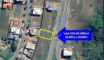 Terreno à venda, 490 m² por R$ 2.000.000 - Condomínio Residencial Alphaville - São José dos Campos/SP