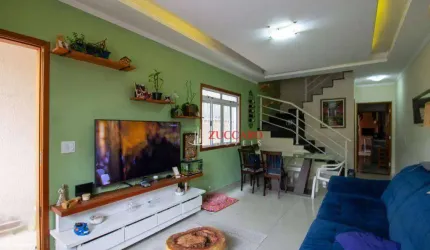 Sobrado com 3 dormitórios à venda, 130 m² por R$ 779.000,00 - Parque Renato Maia - Guarulhos/SP