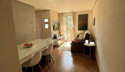 Apartamento com 2 quartos  à venda, 54 m² por R$ 370.000 - Vila Capitão Rabelo - Guarulhos/SP
