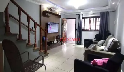 Sobrado com 3 dormitórios à venda, 152 m² por R$ 580.000,00 - Parque Continental II - Guarulhos/SP