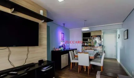 Apartamento com 3 dormitórios à venda, 70 m² por R$ 595.000,00 - Picanco - Guarulhos/SP