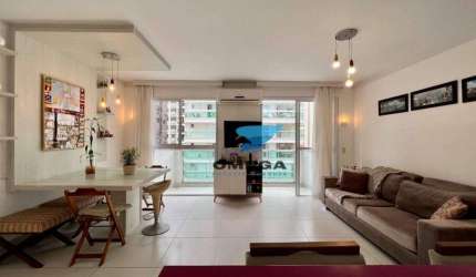 Apartamento reformado com 2 suítes e vista mar em praia de Pitangueiras Guarujá-SP