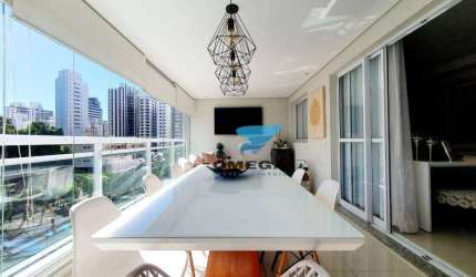 Apartamento com 3 dormitórios à venda, 134 m² por R$ 1.270.000,00 - Jardim Astúrias - Guarujá/SP