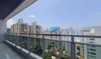 Apartamento com VARANDA - 4 DORMITÓRIOS - 2 VAGAS DE GARAGEM à venda na praia das Pitangueiras - Guarujá/SP