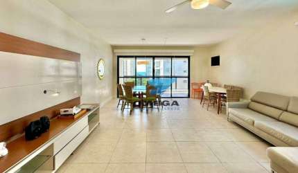 Praia das Pitangueiras, Guarujá, Vista mar, 4 suítes, varanda, 3 vagas de garagem