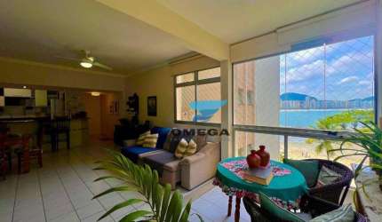 FRENTE MAR - Apartamento pé na areia com 3 dormitórios à venda na praia das Astúrias - Guarujá/SP