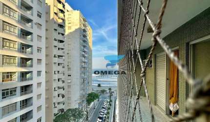 Apartamento à venda na praia das Pitangueiras no Guarujá I Omega Imoveis