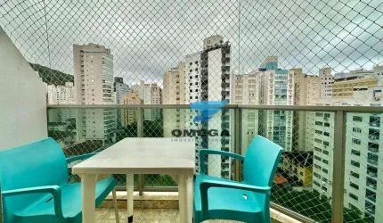 Apartamento à venda na praia das Pitangueiras no Guarujá I Omega Imoveis