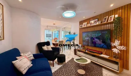 Apartamento à venda na Praia das Pitangueiras no Guarujá I Omega Imoveis